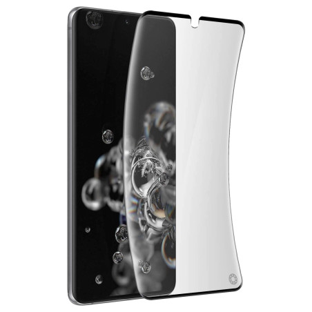 FORCE GLASS FG Original Protecteur d'écran incurvé Noir G S20 Ultra