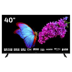 DYON Enter 40 PRO X2 100 cm (40 pouces) TV (Full-HD, Triple Tuner (DVB-C/-S2/-T2), Mode Hôtel, USB Media Player)