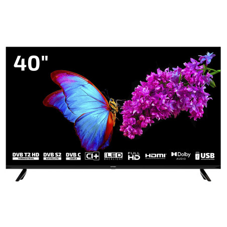 DYON Enter 40 PRO X2 100 cm (40 pouces) TV (Full-HD, Triple Tuner (DVB-C/-S2/-T2), Mode Hôtel, USB Media Player)