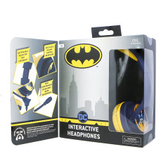 OTL Technlogies Batman Casque interactif, Filaire, Microphone Inclus, pour Enfants (Produit sous Licence Officielle)