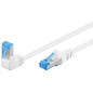 goobay Câble patch CAT 6A haute vitesse avec fiche 90 degrés Ethernet Playstation, Xbox, DSL, PimF, fiche RJ45, blanc, 0,50 m 51 goobay Câble patch CAT 6A haute vitesse avec fiche 90 degrés Ethernet Playstation, Xbox, DSL, PimF, fiche RJ45, blanc, 0,50 m 51