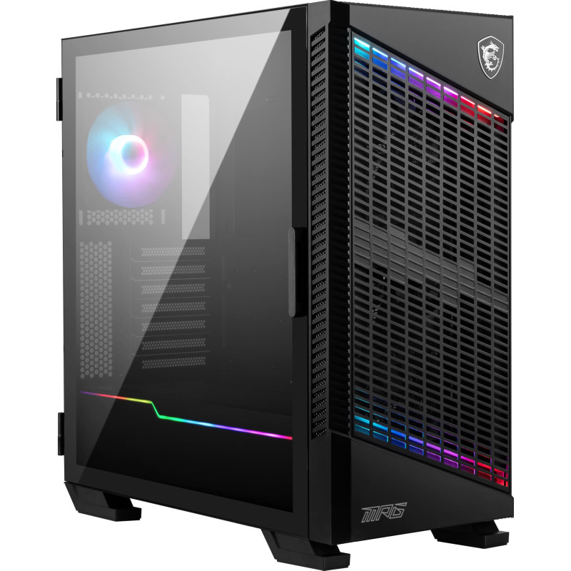 MSI MPG Velox 100P Airflow Boîtier PC Moyen-Tour - Compatible E-ATX, Panneau en Verre trempé, optimisation du Flux d'air, Mystic MSI MPG Velox 100P Airflow Boîtier PC Moyen-Tour - Compatible E-ATX, Panneau en Verre trempé, optimisation du Flux d'air, Mystic