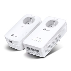 CPL Tp Link Kit CPL AV1300 Gigabit WiFi AC1200 3 ports Ethernet Gigabit avec prise gigogne