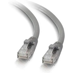 C2G Câble de raccordement sans accroc UTP Cat 5e RJ-45 (M) vers RJ-45 (M) Gris