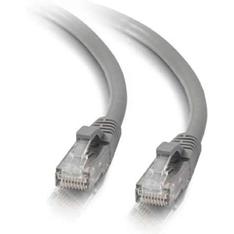 C2G Câble de raccordement sans accroc UTP Cat 5e RJ-45 (M) vers RJ-45 (M) Gris