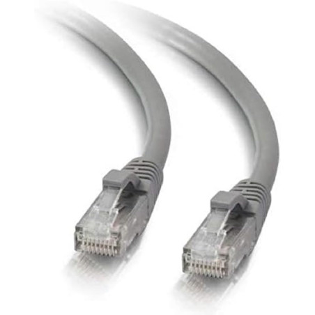 C2G Câble de raccordement sans accroc UTP Cat 5e RJ-45 (M) vers RJ-45 (M) Gris