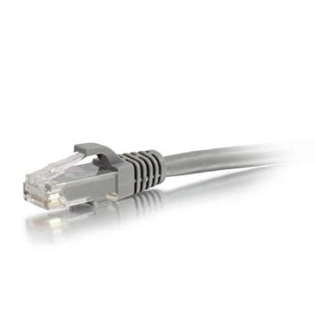 C2G Câble de raccordement sans accroc UTP Cat 5e RJ-45 (M) vers RJ-45 (M) Gris