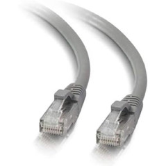 C2G Câble de raccordement sans accroc UTP Cat 5e RJ-45 (M) vers RJ-45 (M) Gris