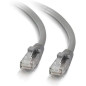 C2G Câble de raccordement sans accroc UTP Cat 5e RJ-45 (M) vers RJ-45 (M) Gris