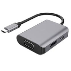 DLH USB-C to HDMI/VGA/USB-C Adaptor