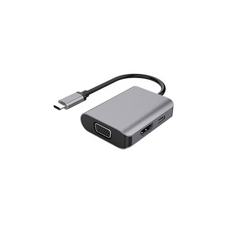 DLH USB-C to HDMI/VGA/USB-C Adaptor