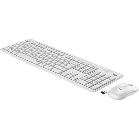Logitech MK295 Kit Clavier Souris sans Fil avec Technologie SilentTouch, Touches de Raccourci, Guidage de Voie Optique, récepteu