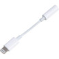 Adaptateur Audio Lightning vers Jack 3.5mm 15cm Blanc Bigben Adaptateur Audio Lightning vers Jack 3.5mm 15cm Blanc Bigben