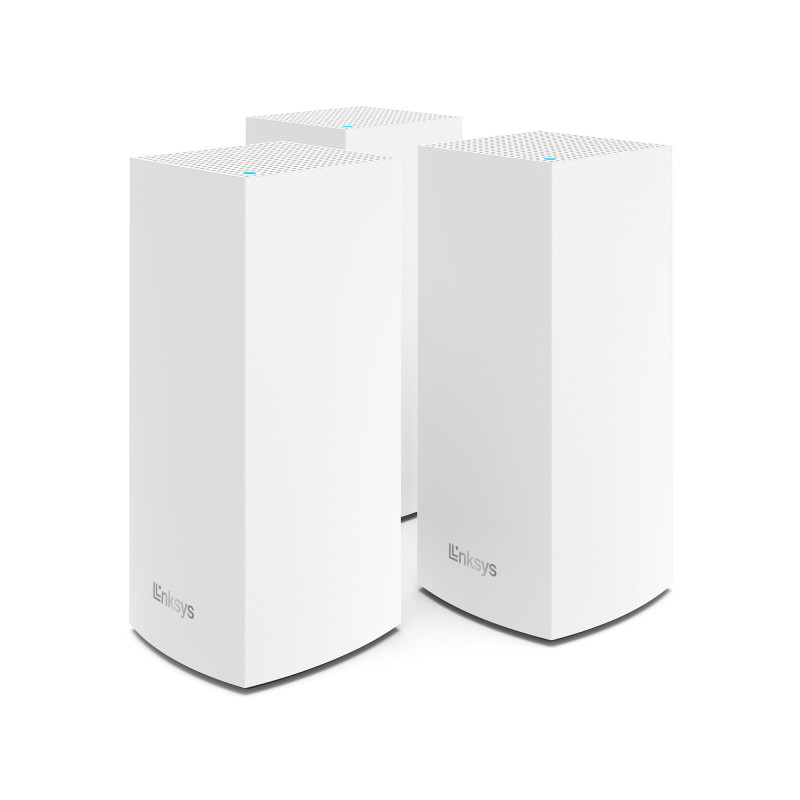 Linksys Système WiFi 6 Mesh triple bande Velop MX12600 (AX4200) (routeur WLAN, jusqu'à 830 m2, pour plus de 120 appareils, pack Linksys Système WiFi 6 Mesh triple bande Velop MX12600 (AX4200) (routeur WLAN, jusqu'à 830 m2, pour plus de 120 appareils, pack