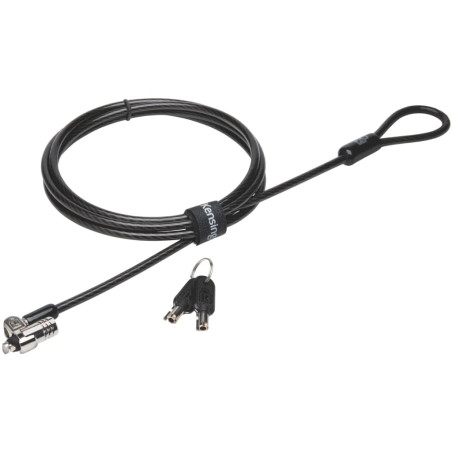 Kensington MicroSaver 2.0 Câble de Sécurité à Clé pour Ordinateur Portable,Câble Acier Carbone Résistant à la Découpe, Verrou Ro
