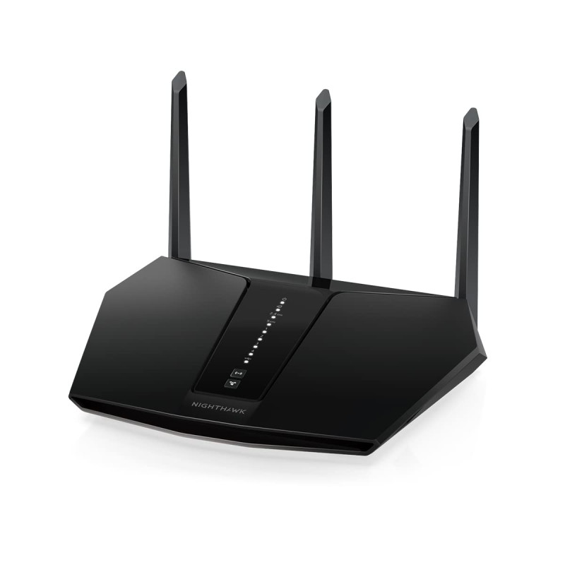 NETGEAR Nighthawk RAX30 routeur sans Fil Gigabit Ethernet Bi-Bande (2,4 GHz / 5 GHz) Noir NETGEAR Nighthawk RAX30 routeur sans Fil Gigabit Ethernet Bi-Bande (2,4 GHz / 5 GHz) Noir
