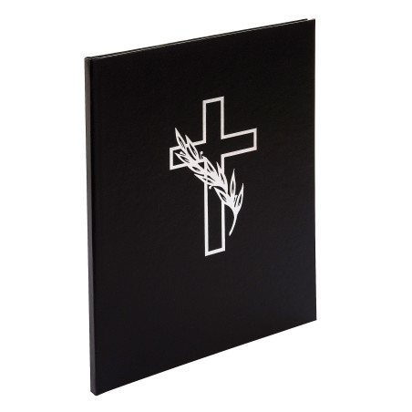 Goldbuch Livre de condoléances relié 44 Pages 21x28 cm, Noir 11375