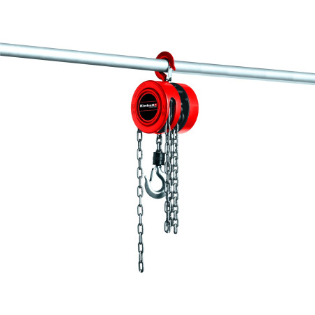 Einhell Palan à chaîne TC-CH 1000 (Force portante : 1000 kg, Hauteur d'élévation : 2,50 m)