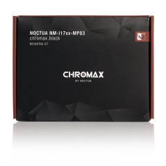 Noctua NM-i17xx-MP83 chromax.black, Kit de Fixation pour Ventirads CPU Noctua pour Plateformes Intel LGA1851/LGA1700 (Noir)