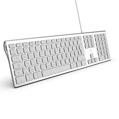 MOBILITY LAB - Clavier Mac Filaire + 2 Hubs USB Intégré