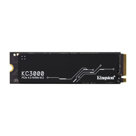 Kingston KC3000 PCIe 4.0 NVMe M.2 2280 SSD 1024Go Lecture/écriture séquentielle 7 000/6 000Mo/s-Stockage haute performant pour P