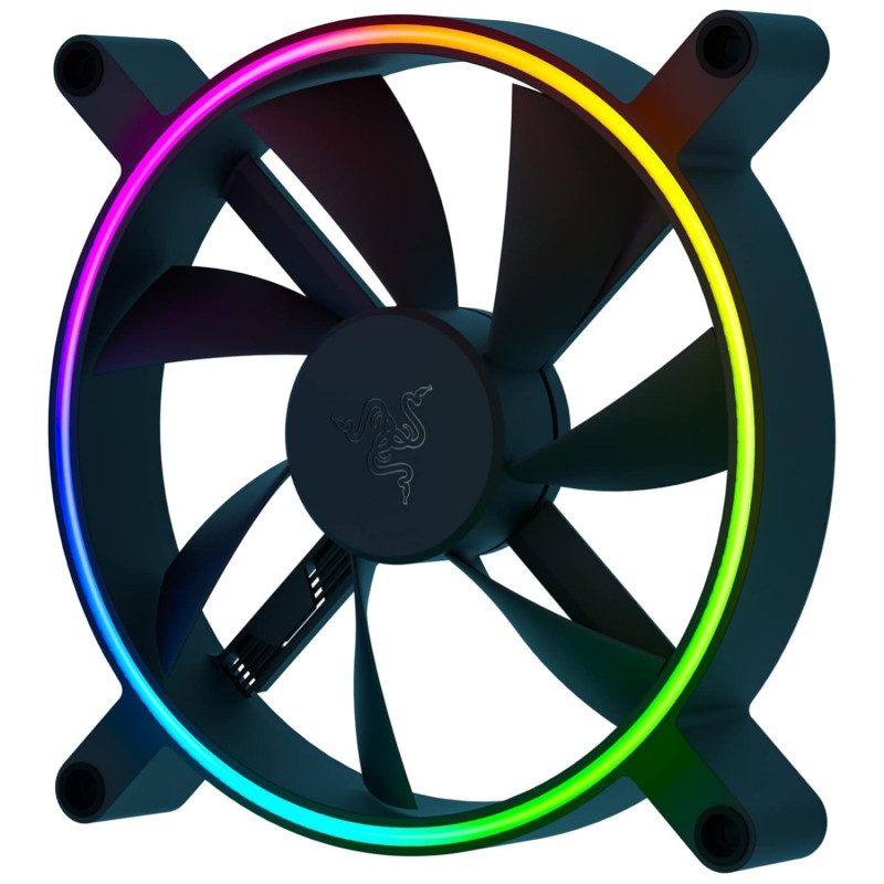 Razer Kunai Chroma- Hydraulic RGB LED PWM Performance Fan (140mm)- Ventilateurs hydrauliques aRGB PC (connectez jusqu’à 8 ventil Razer Kunai Chroma- Hydraulic RGB LED PWM Performance Fan (140mm)- Ventilateurs hydrauliques aRGB PC (connectez jusqu’à 8 ventil