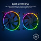 Razer Kunai Chroma- Hydraulic RGB LED PWM Performance Fan (140mm)- Ventilateurs hydrauliques aRGB PC (connectez jusqu’à 8 ventil Razer Kunai Chroma- Hydraulic RGB LED PWM Performance Fan (140mm)- Ventilateurs hydrauliques aRGB PC (connectez jusqu’à 8 ventil