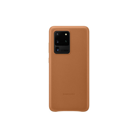 Samsung Leather Cover Galaxy S20 Ultra - Cuir marron