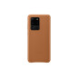 Samsung Leather Cover Galaxy S20 Ultra - Cuir marron Samsung Leather Cover Galaxy S20 Ultra - Cuir marron