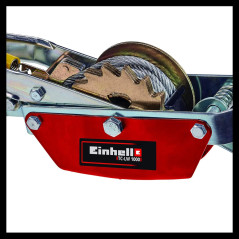 Einhell Palan à levier TC-LW 1000 (capacité de traction maximale avec poulie de 1 000 kg) Livré avec une poulie de mouflage