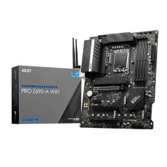MSI Pro Z690-A WiFi Carte Mère, ATX - pour Processeurs Intel Core 12è Gén, LGA 1700-14 Duet Rail 55A VRM, DDR5 Memory Boost 6400