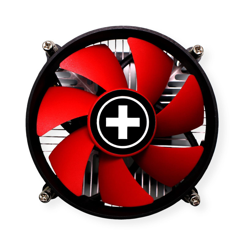 Xilence I250PWM Ventilateur CPU Intel, LGA 1150/1151/1155/1156, 95W TDP, Top Blow, ventilateur PWM silencieux 92mm, installation