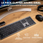 BlueElement - Pack Clavier et Souris sans Fil Grapheme - Wireless avec Smart Dongle - Clics Silencieux - Design Ultra Slim - Erg BlueElement - Pack Clavier et Souris sans Fil Grapheme - Wireless avec Smart Dongle - Clics Silencieux - Design Ultra Slim - Erg
