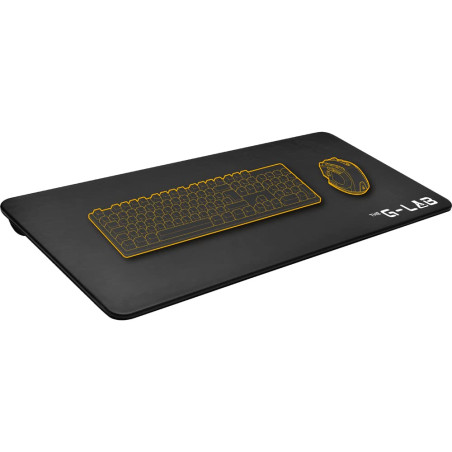 THE G-LAB K-Board CADMIUM Plateau pour Ordinateur Portable avec Coussin XXL, Idéal Home Office/Gaming pour Lit ou Canapé, Suppor