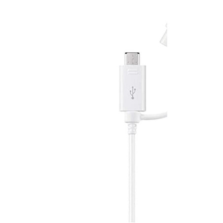 Samsung Câble Micro USB Type C pour Smartphone Blanc EPDG930DBLANC