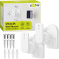 goobay Fixation Murale Enceinte Universelle Jusqu'à 3,5 kg Lot de 2 Inclinable & Orientable Acier Blanc - Basic - 49394 goobay Fixation Murale Enceinte Universelle Jusqu'à 3,5 kg Lot de 2 Inclinable & Orientable Acier Blanc - Basic - 49394