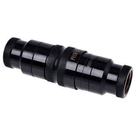 Alphacool 17370 Eiszapfen HF Connecteur Valve 3/8 IG - Quick Coupling Kit avec Double Connecteur G1/4 - prdeond Noir Refroidisse