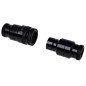 Alphacool 17370 Eiszapfen HF Connecteur Valve 3/8 IG - Quick Coupling Kit avec Double Connecteur G1/4 - prdeond Noir Refroidisse Alphacool 17370 Eiszapfen HF Connecteur Valve 3/8 IG - Quick Coupling Kit avec Double Connecteur G1/4 - prdeond Noir Refroidisse