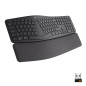 Logitech ERGO K860 for Business - Clavier sans fil en deux parties, Clavier US International QWERTY - Gris Logitech ERGO K860 for Business - Clavier sans fil en deux parties, Clavier US International QWERTY - Gris