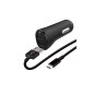 Temium Pack Chargeur Voiture Prise Allume-Cigare WeFix Double USB-A 4,8A avec câble LUSB-C 1 m Temium Pack Chargeur Voiture Prise Allume-Cigare WeFix Double USB-A 4,8A avec câble LUSB-C 1 m