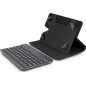 Urban Factory Etui UNEE avec Clavier Francais pour Tablette Universel 10.1" Pouces Nylon avec Support pour Stylet