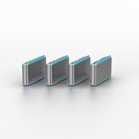 LINDY Bloqueur de Port USB Type C, Bleu, 10 pièces