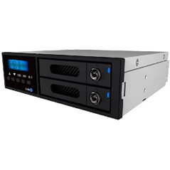 RAIDON iR2022 Raid Interne pour 2 disques durs SATA 2, 5" SATA/SSD avec Raid 0, 1