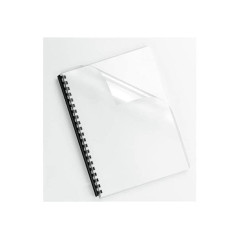 Fellowes - 5375901 - Couvertures PVC A4 - Transparent - Pack de 100-180 Microns
