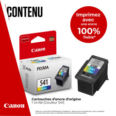 Canon CL-541 Cartouche Certifié Capacité Standard Couleur Emballage Carton Recyclable