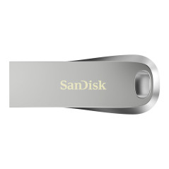 SanDisk Ultra Luxe - 64 Go - USB Type-A - 3.2 Gen 1 (3.1 Gen 1) - 150 Mo/s - sans Capuchon - Argent