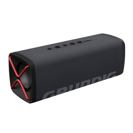 GRUNDIG GBT Club Haut-Parleur Bluetooth, Noir, portée de 20 m, Plus de 20 Heures d'autonomie