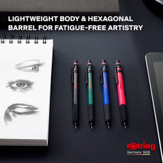 rOtring 500 Porte mine | 0,5 mm | Corps blu