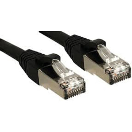 Lindy Câble réseau patch cat.6 S/FTP PIMF Premium, cuivre, LSOH, 500MHz, noir, 1m