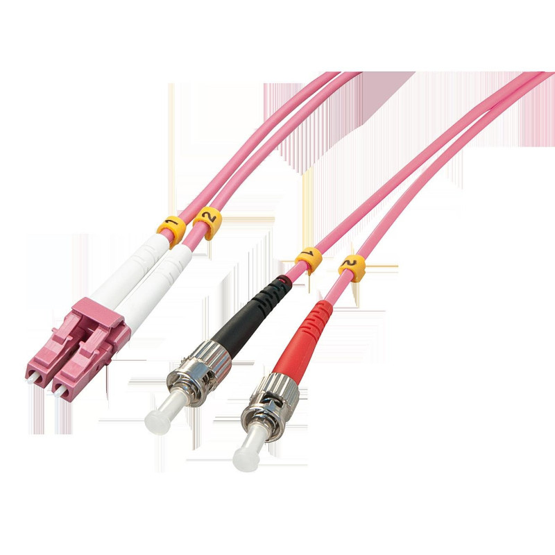 Lindy Fibre Optique Duplex LC/St OM4, 3m